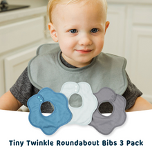 Load image into Gallery viewer, Tiny Twinkle - Roundabout Bib 3-Pack Set
