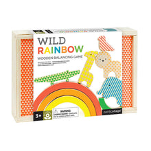 Load image into Gallery viewer, Petit Collage Wooden Balancing Game Wild Rainbow
